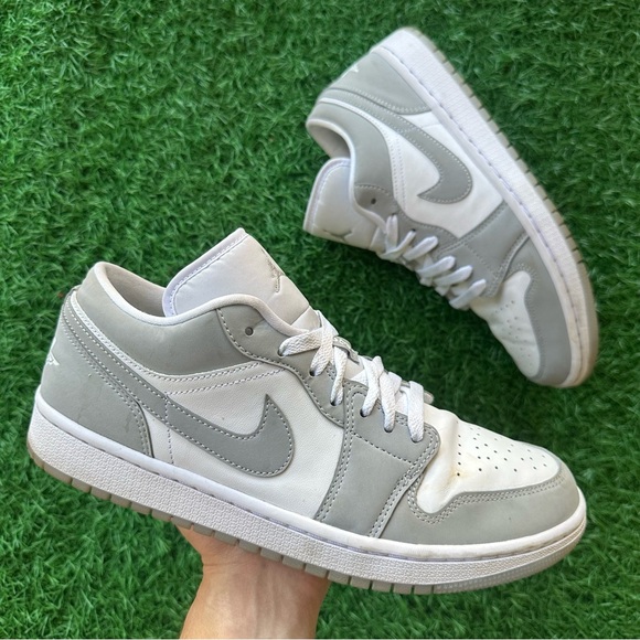 Jordan Other - Nike Air Jordan Low White Wolf Grey Aluminum